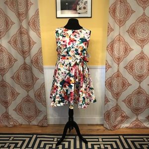 IXIA Fit & Flare Floral, Plus Size Dress